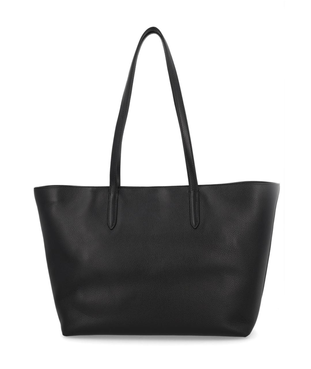 BALLY Черная кожаная сумка тоут, фото 2