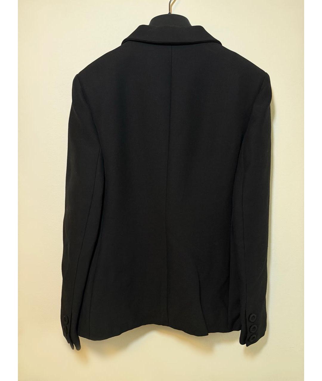 CHRISTIAN DIOR Темно-синий шерстяной жакет/пиджак, фото 2