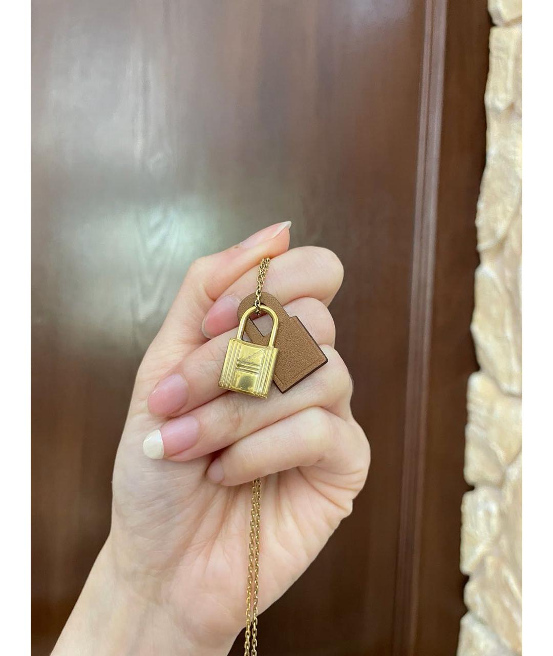 HERMES Коричневое колье, фото 5