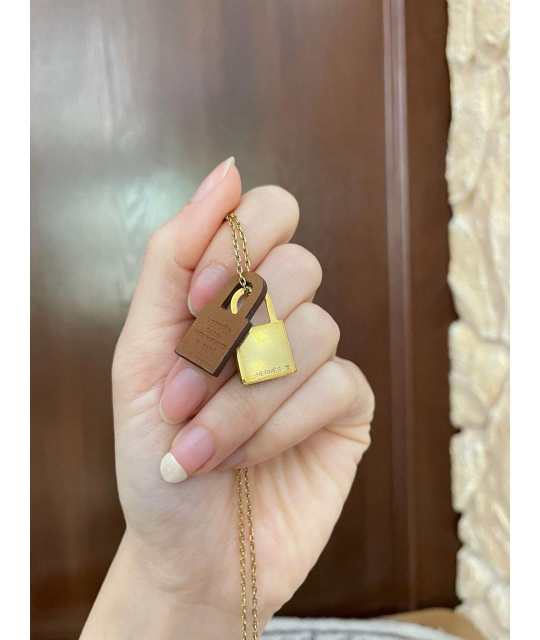 HERMES Коричневое колье, фото 6