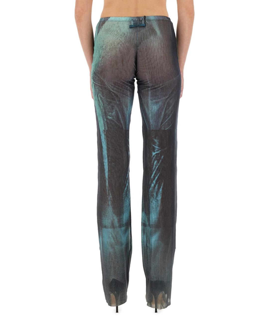 JEAN PAUL GAULTIER Мульти полиамидовые прямые брюки, фото 3