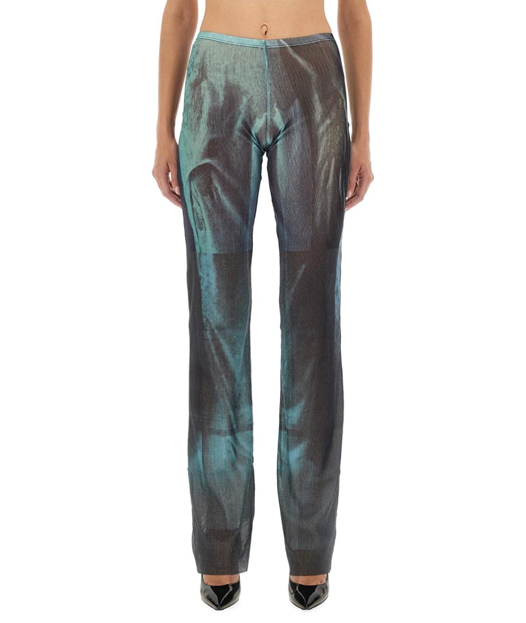 JEAN PAUL GAULTIER Мульти полиамидовые прямые брюки, фото 5