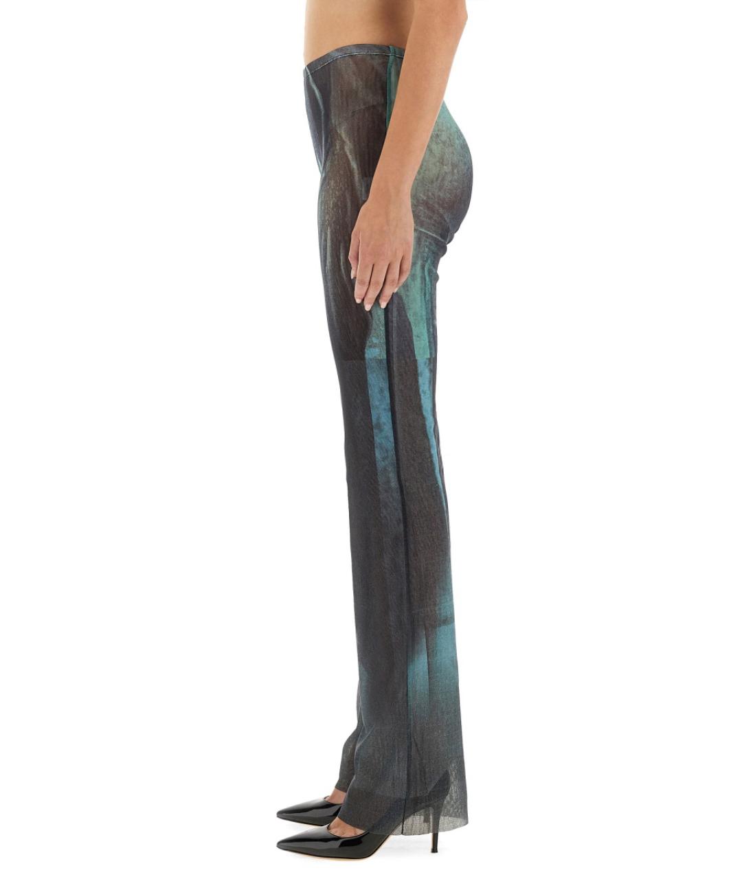 JEAN PAUL GAULTIER Мульти полиамидовые прямые брюки, фото 4