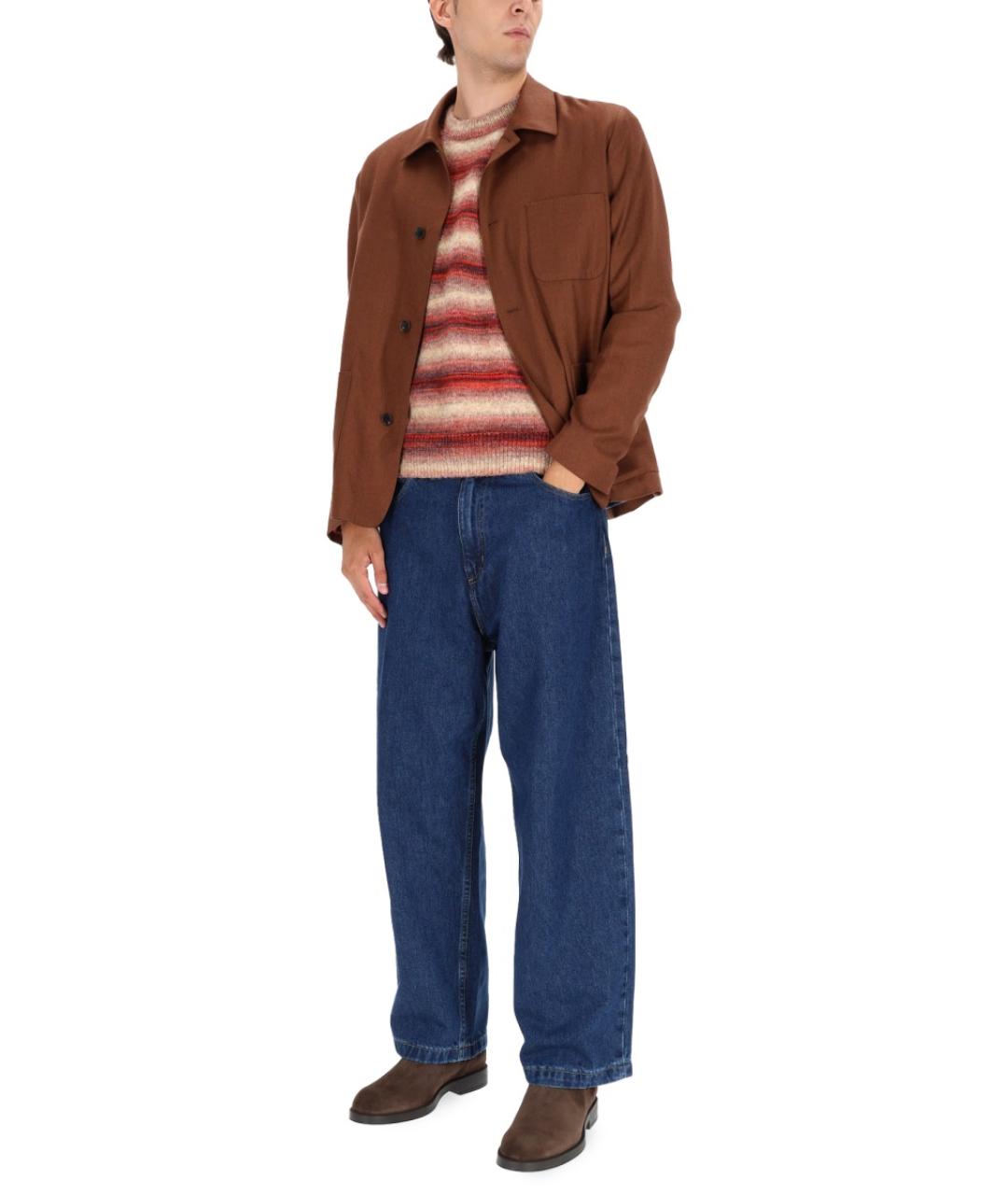 PAUL SMITH Коричневый шерстяной пиджак, фото 2