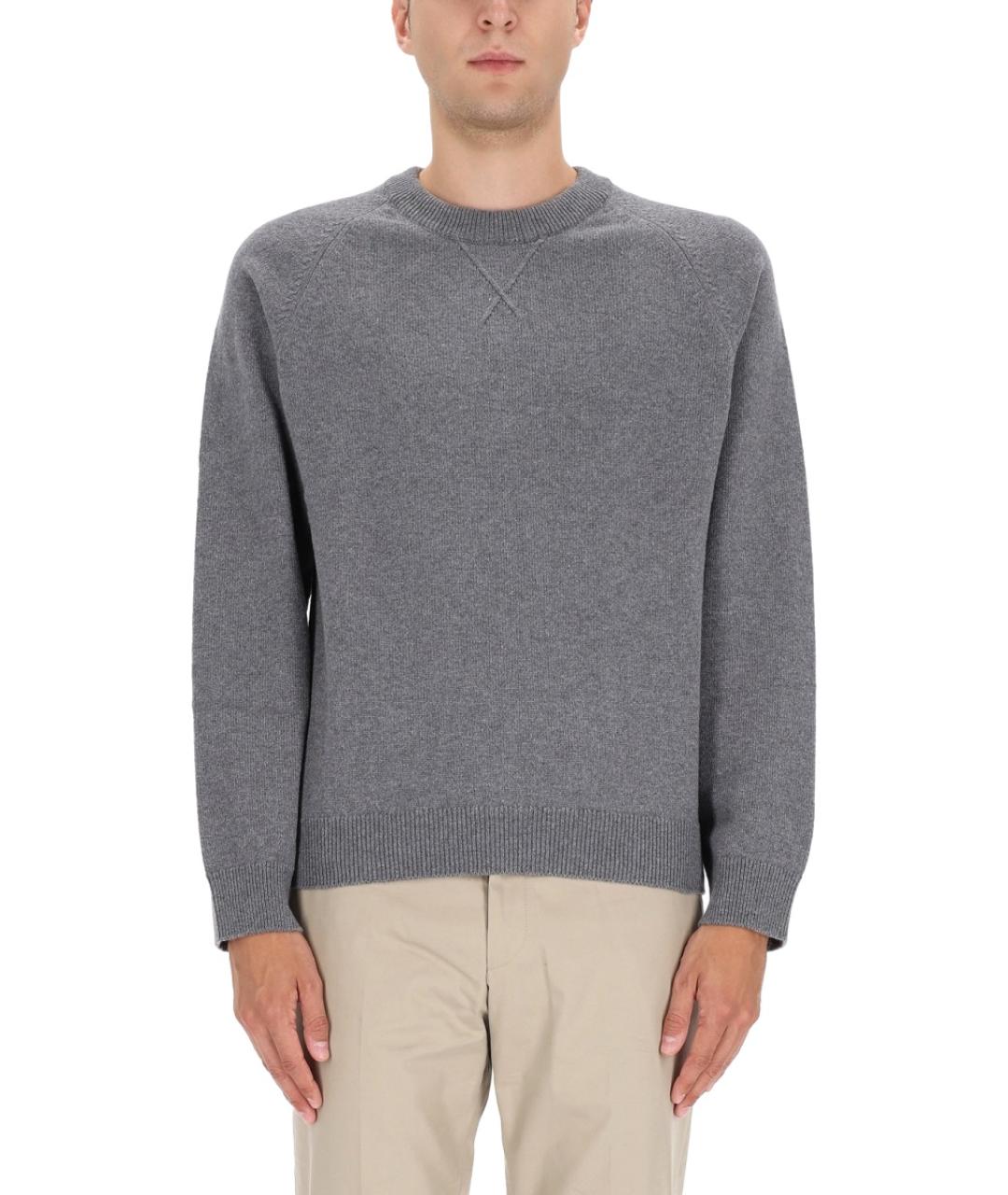 PS BY PAUL SMITH Серый шерстяной джемпер / свитер, фото 5