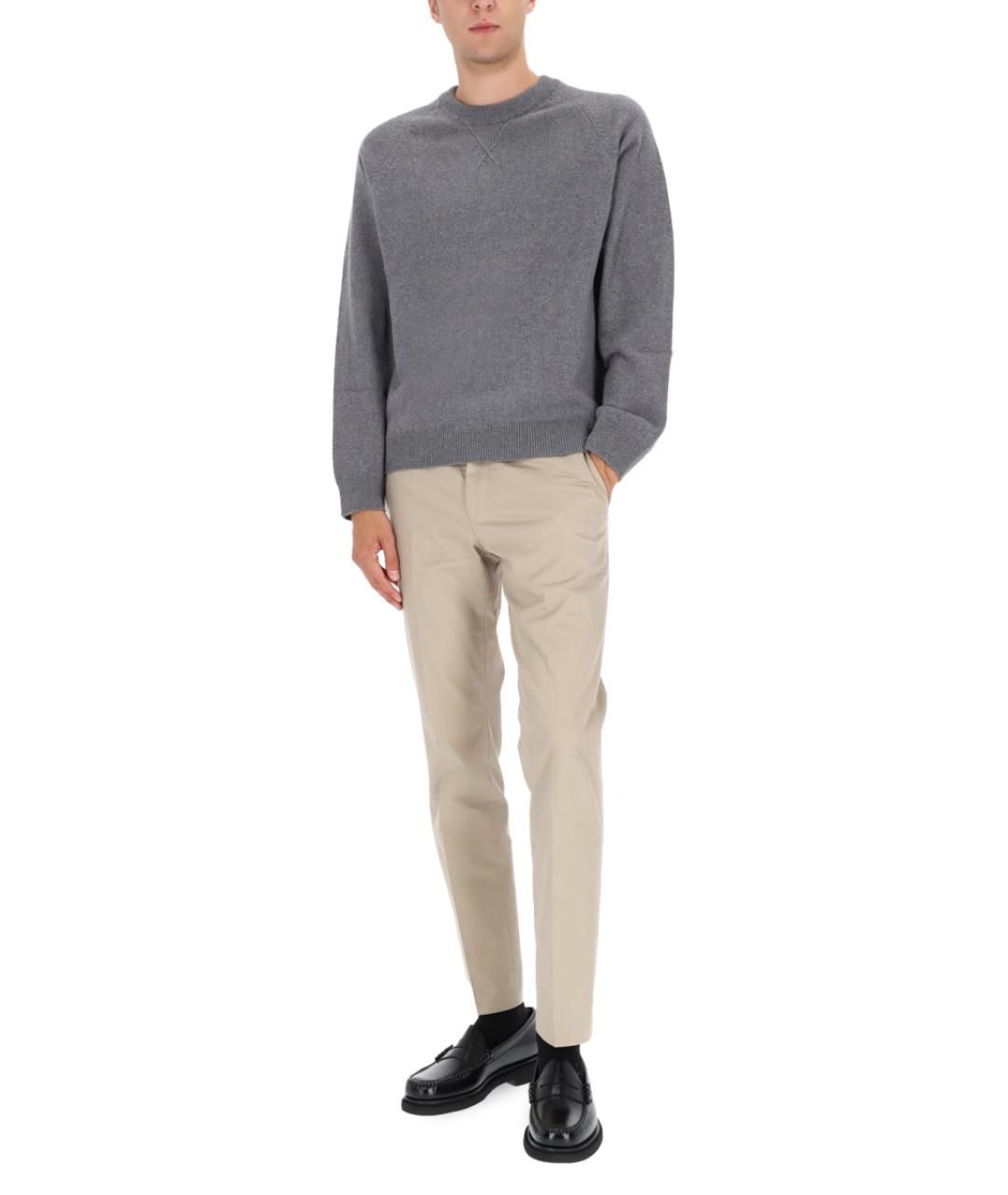 PS BY PAUL SMITH Серый шерстяной джемпер / свитер, фото 2