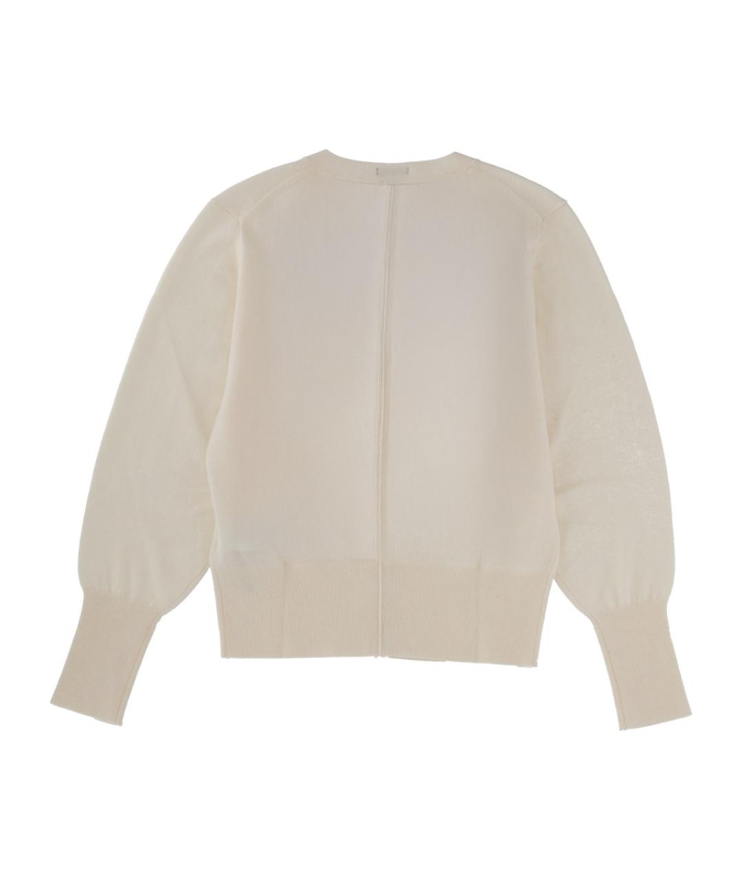 HUGO BOSS Белый кашемировый кардиган, фото 2