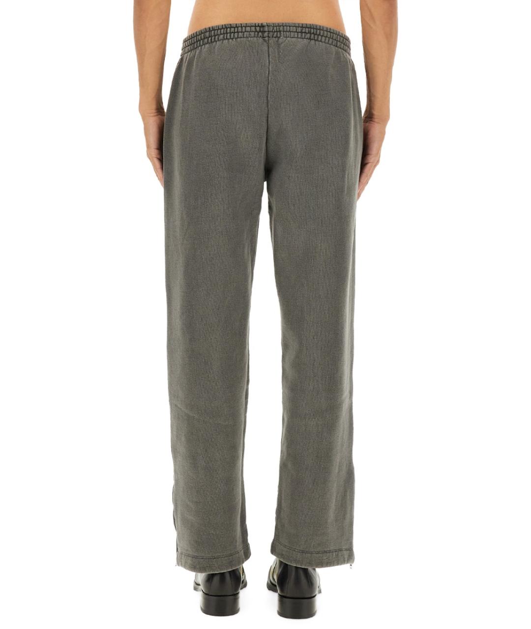 OUR LEGACY Серые хлопковые повседневные брюки, фото 3