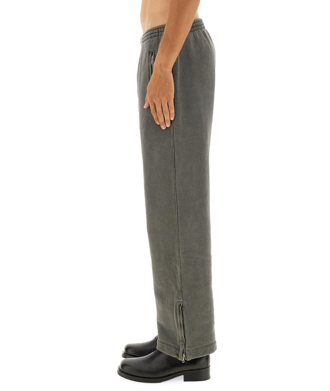 OUR LEGACY Серые хлопковые повседневные брюки, фото 2