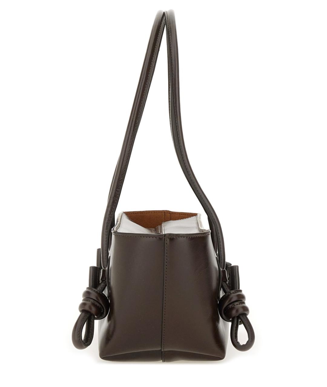 HEREU Коричневая кожаная сумка тоут, фото 3