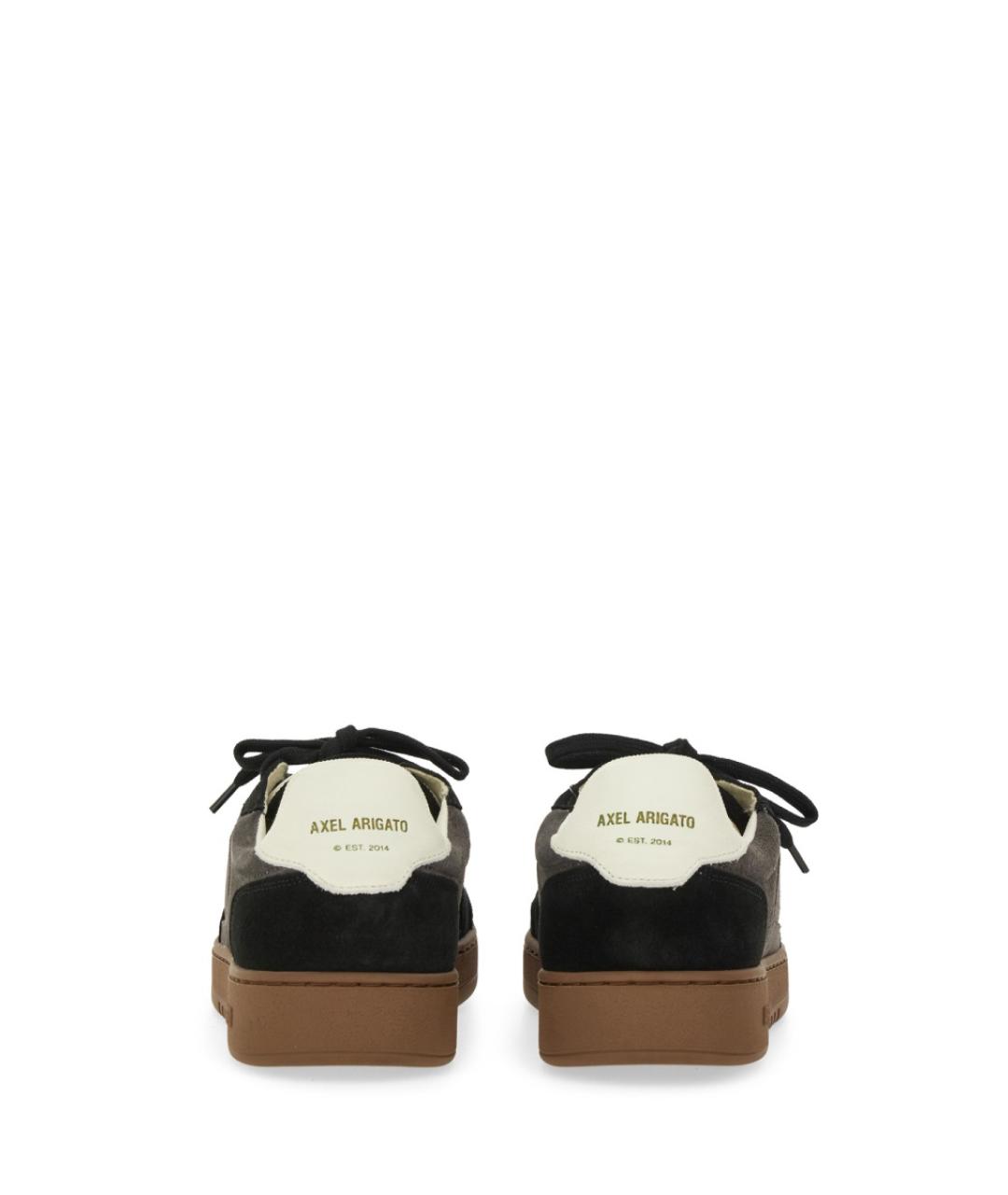 AXEL ARIGATO Черные кожаные низкие кроссовки / кеды, фото 3