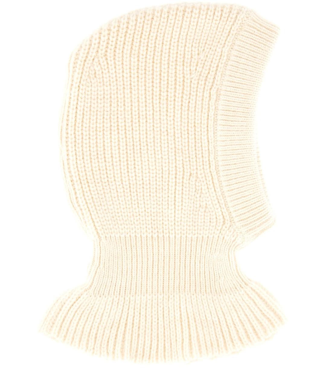 LEMAIRE Белая шерстяная шапка, фото 1