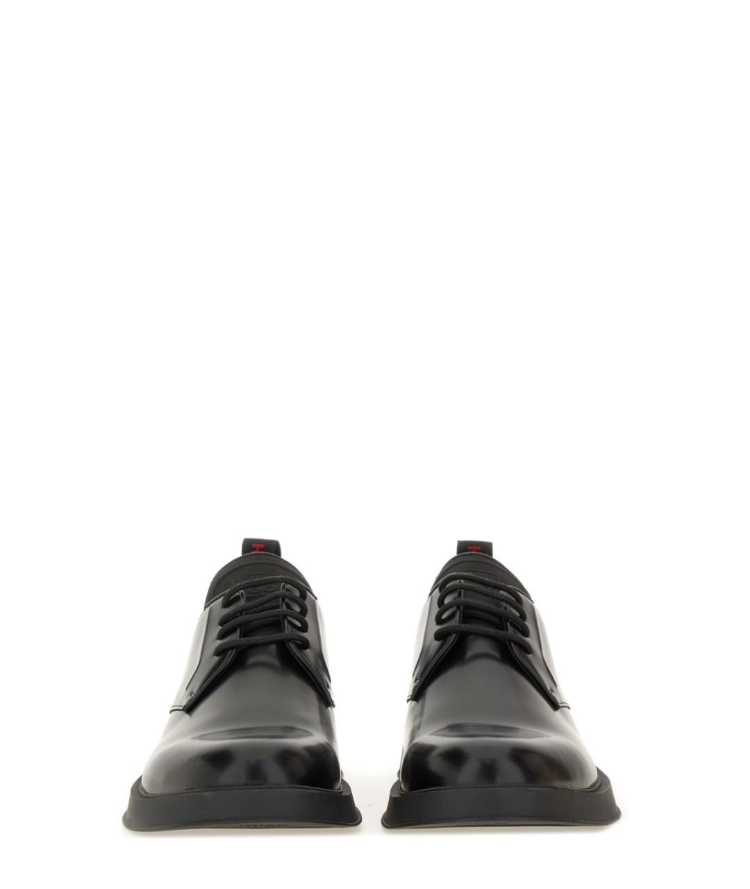 HUGO Черные кожаные туфли, фото 4