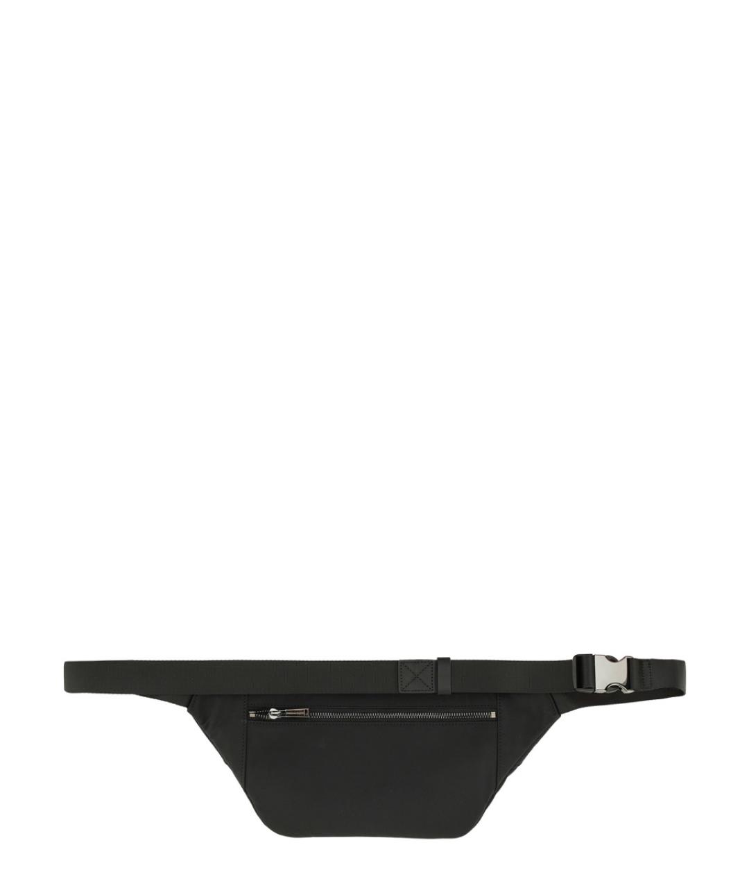 DSQUARED2 Черная синтетическая поясная сумка, фото 2
