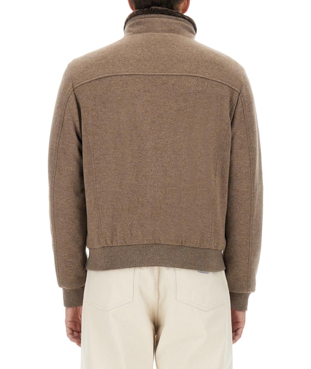MOORER Бежевая шерстяная куртка, фото 6