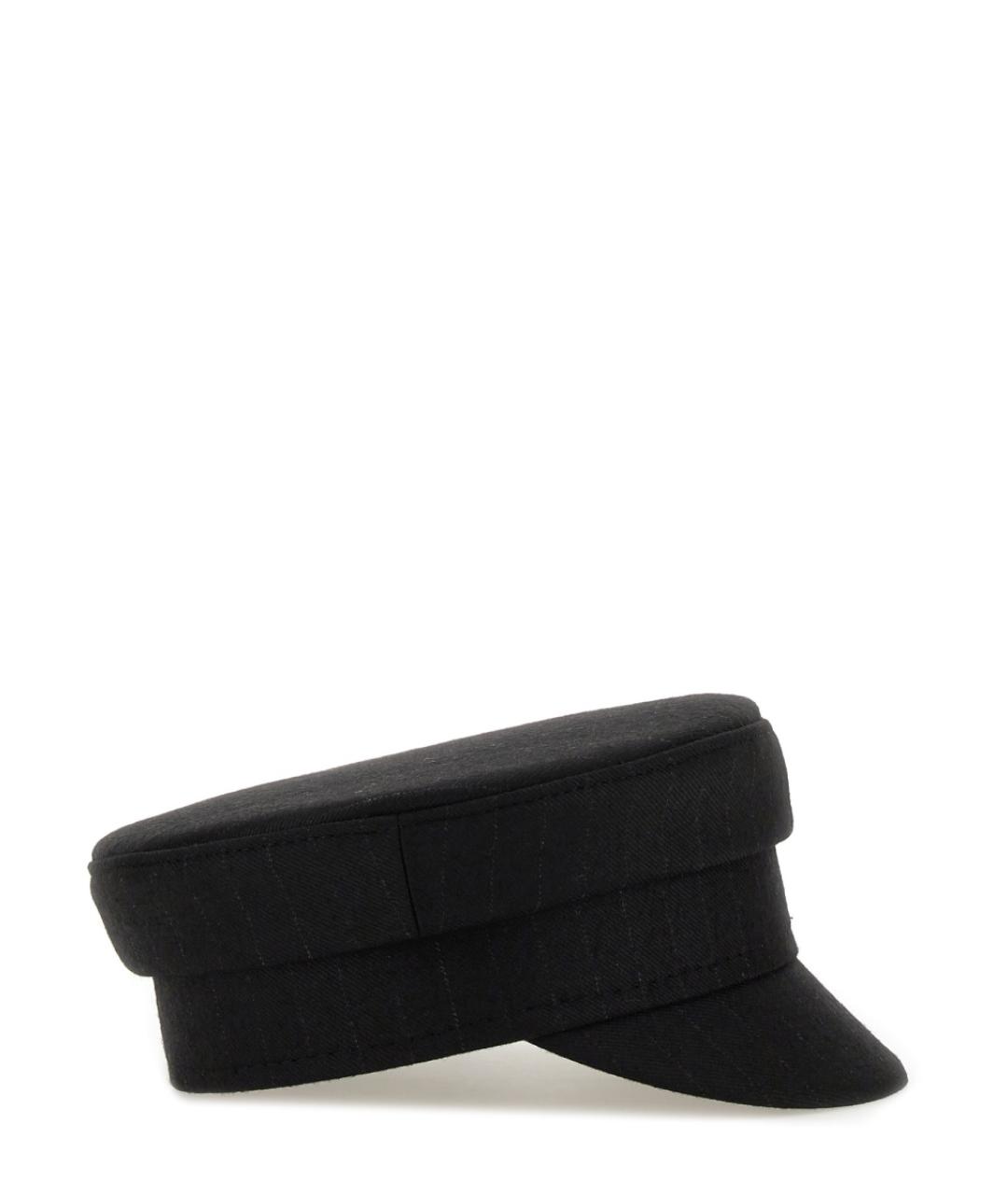 RUSLAN BAGINSKIY Черная шерстяная кепка, фото 3