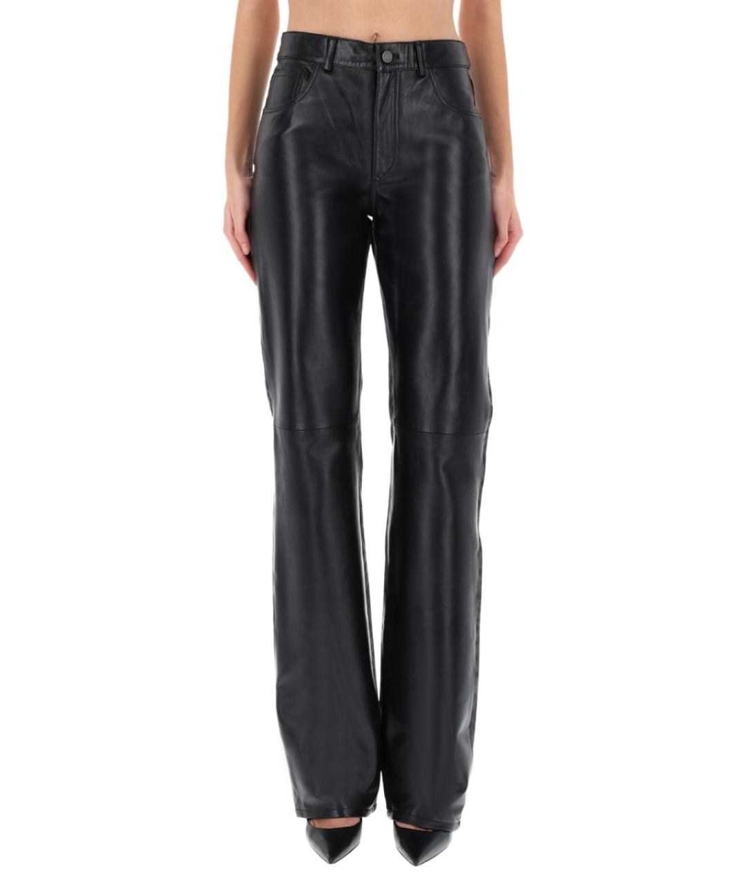 HAIKURE Черные прямые джинсы, фото 5