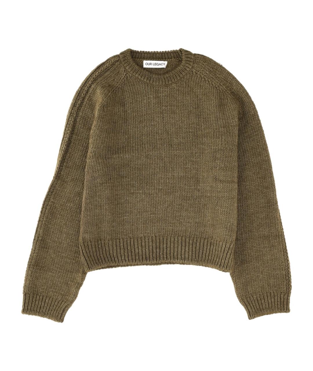 OUR LEGACY Зеленый шерстяной джемпер / свитер, фото 1