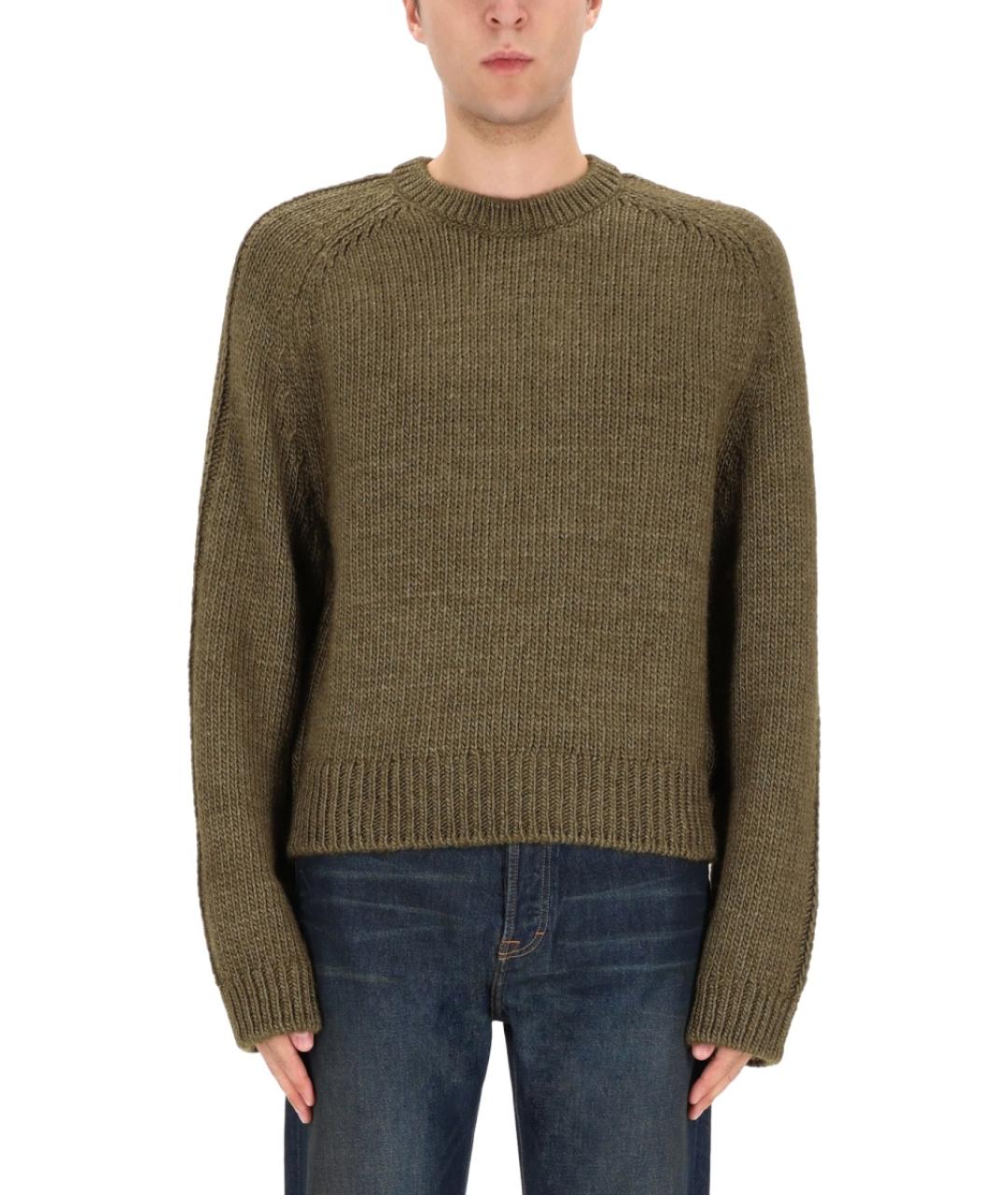OUR LEGACY Зеленый шерстяной джемпер / свитер, фото 3