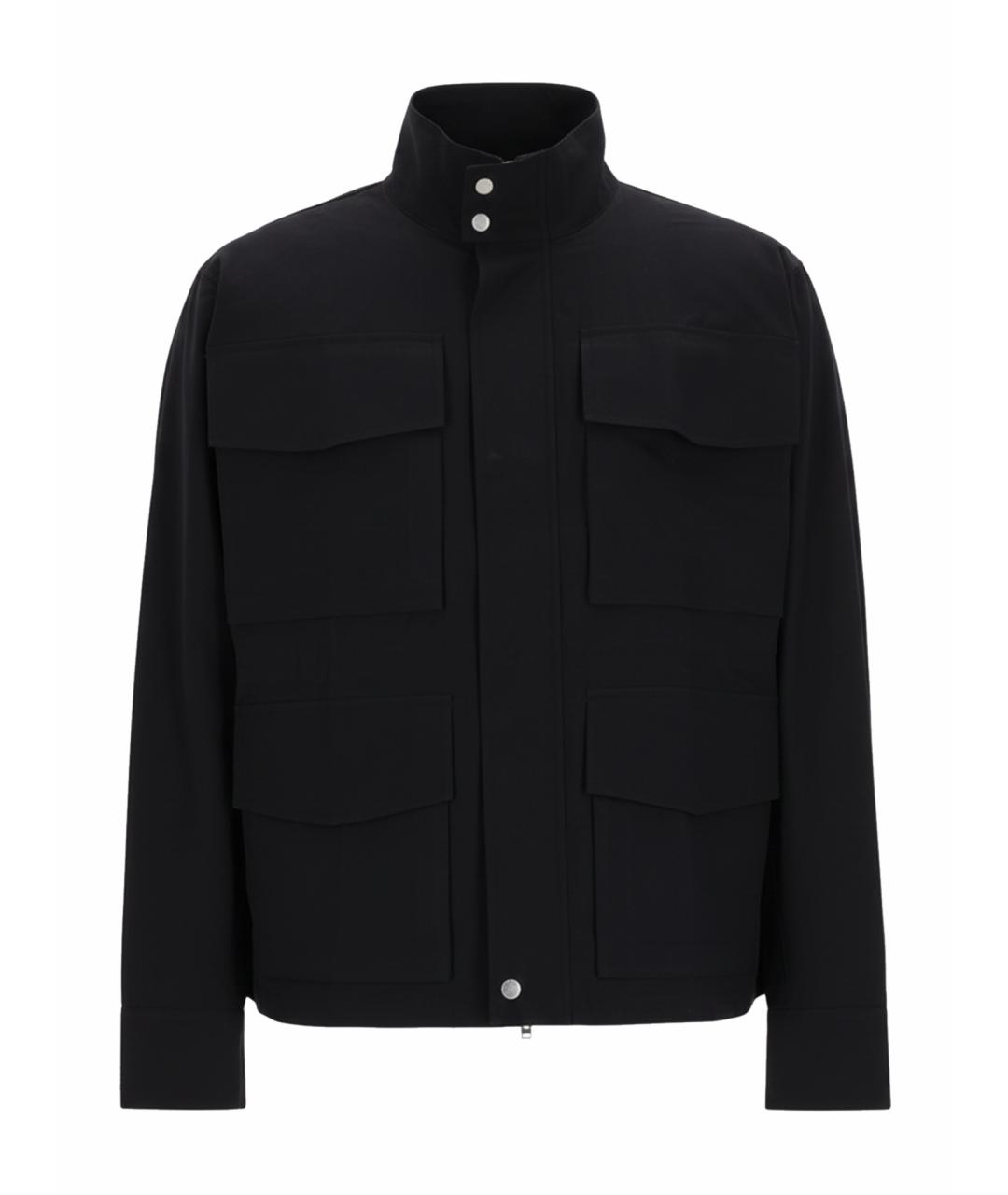 STUDIO NICHOLSON Черная хлопковая куртка, фото 1