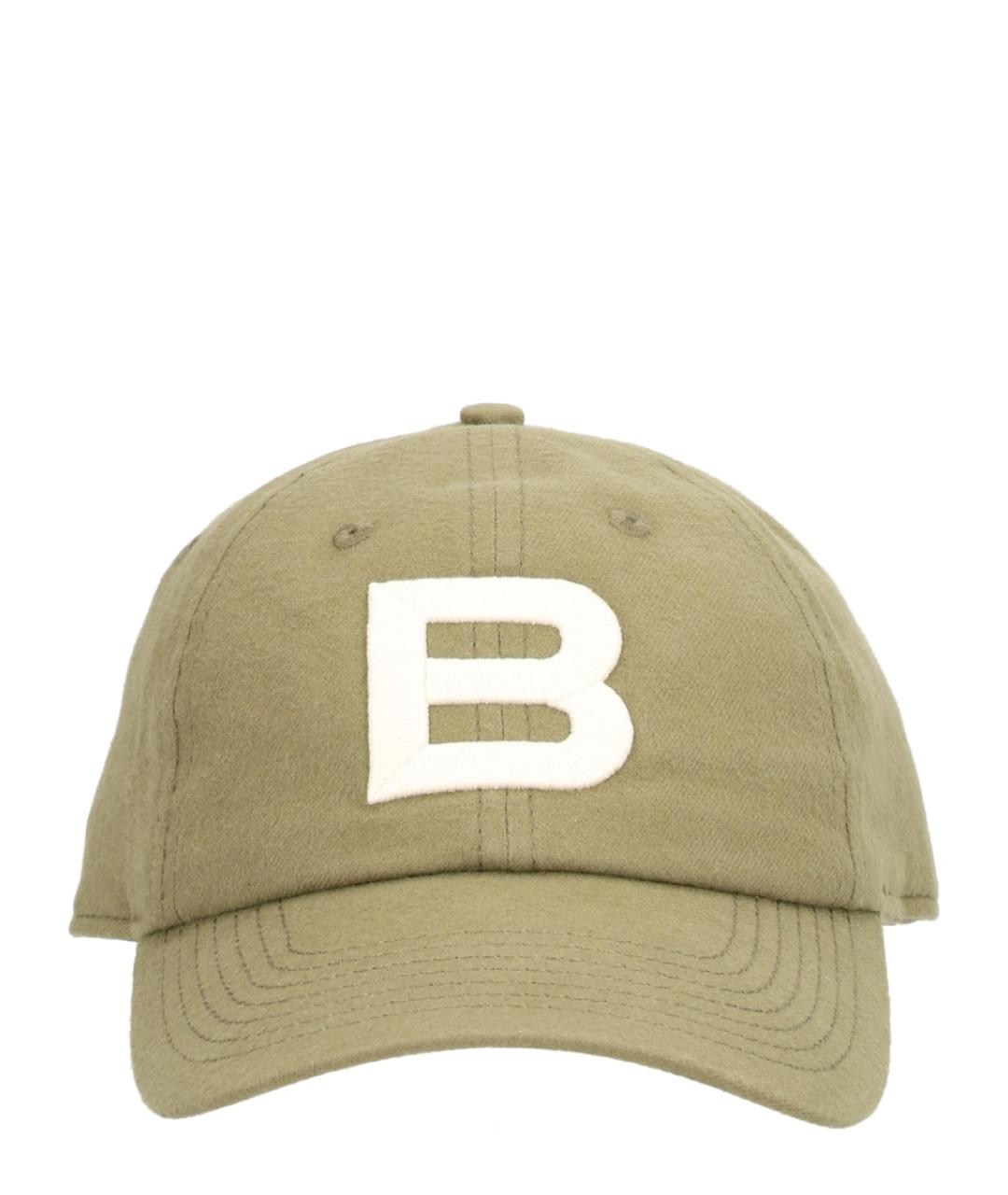 BALLY Хаки хлопковая кепка/бейсболка, фото 1