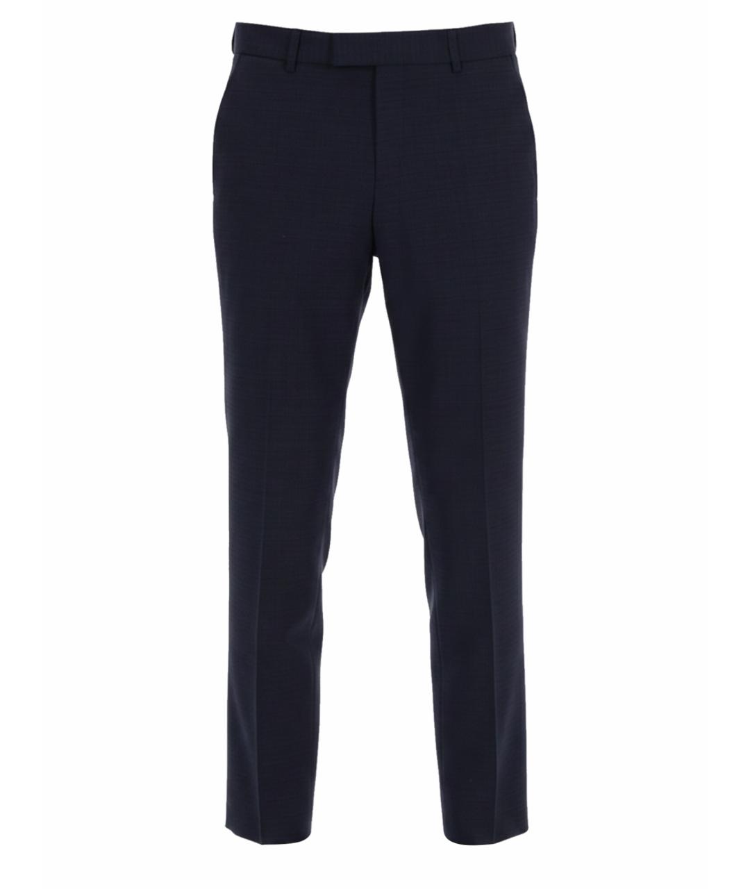 HUGO BOSS Синие полиэстеровые повседневные брюки, фото 1