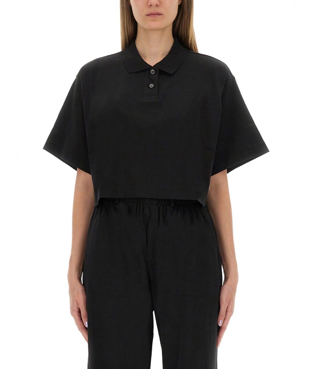 ALEXANDER WANG Черная хлопковая футболка, фото 5