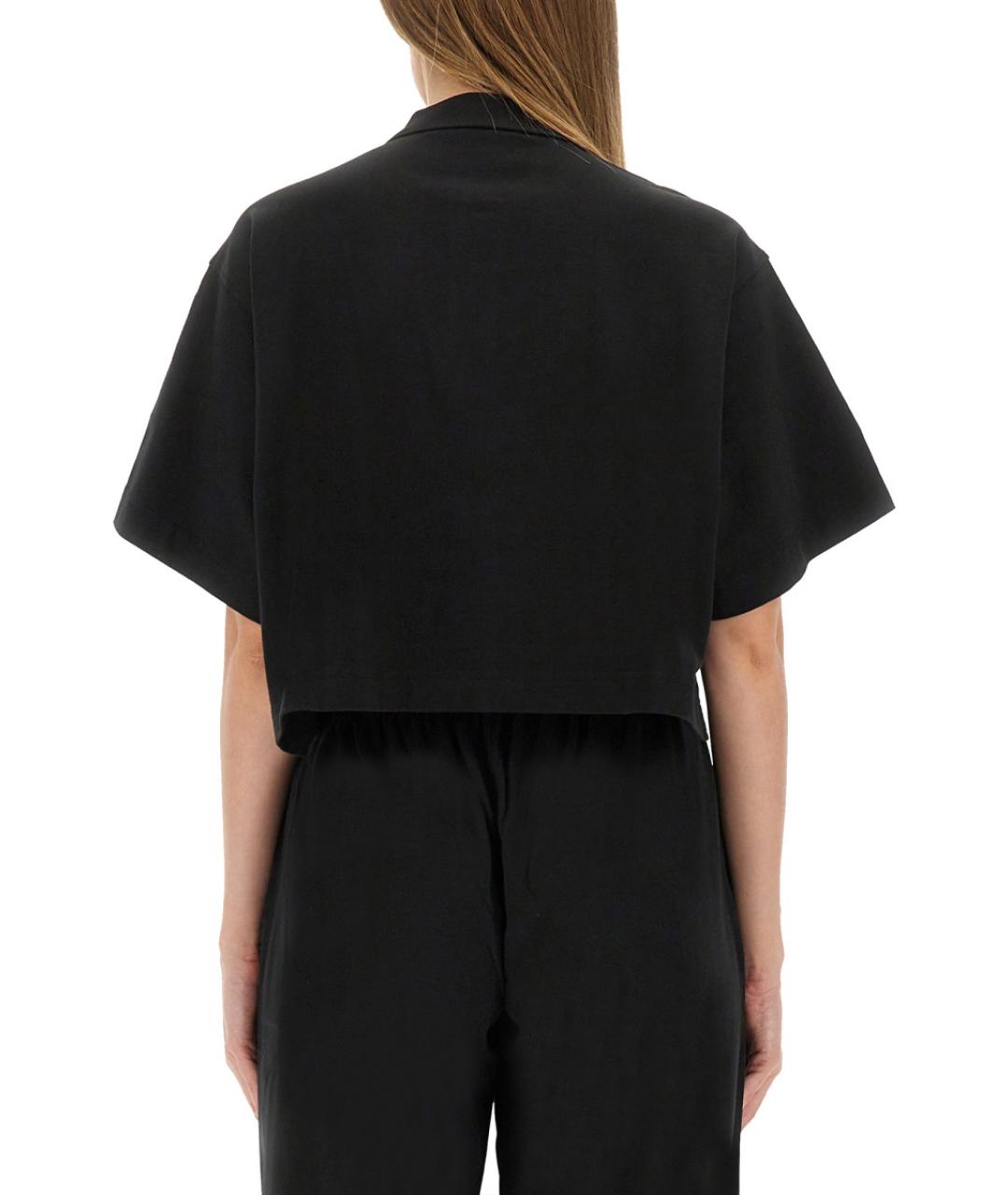 ALEXANDER WANG Черная хлопковая футболка, фото 3