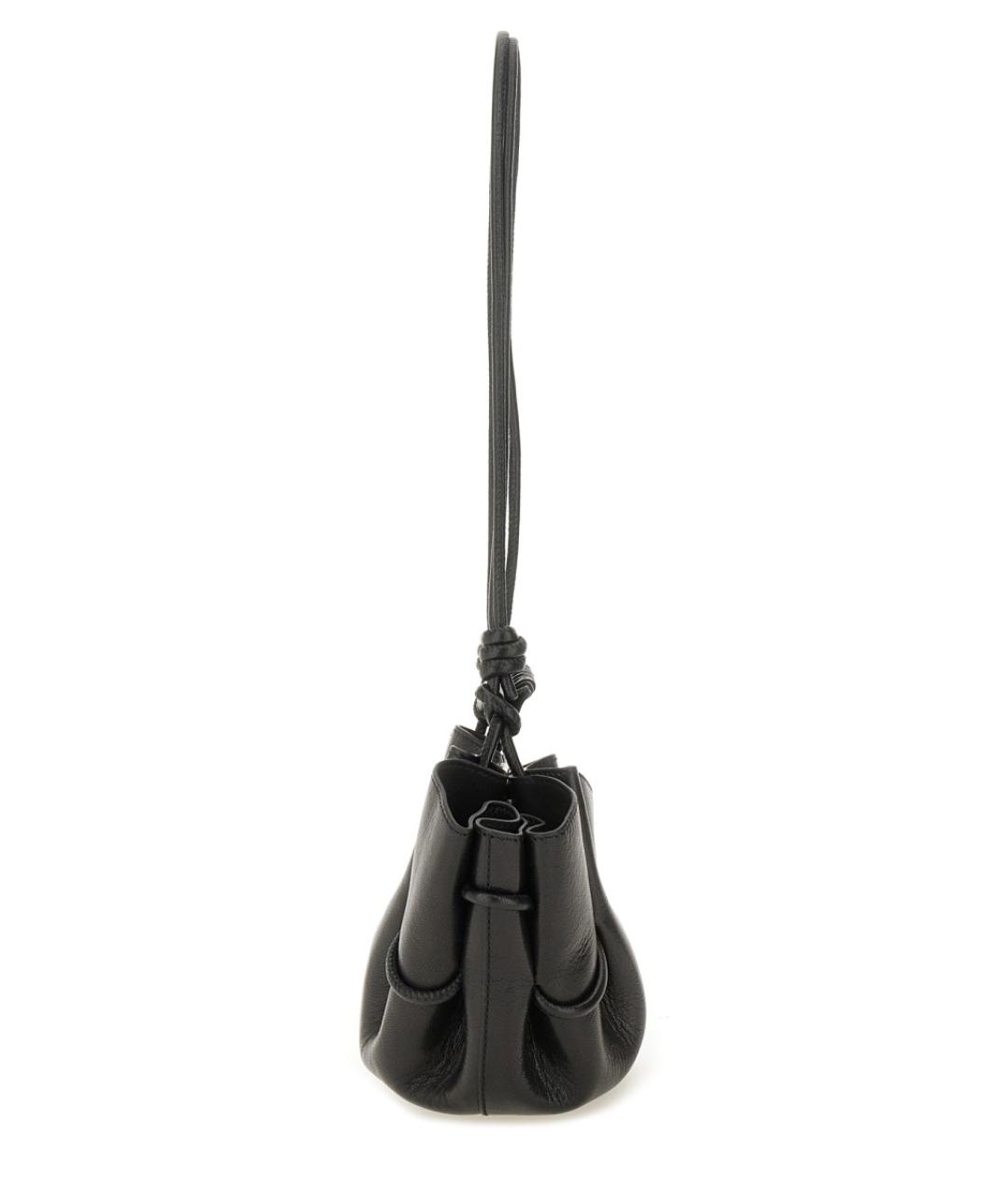 HEREU Черная кожаная сумка тоут, фото 3