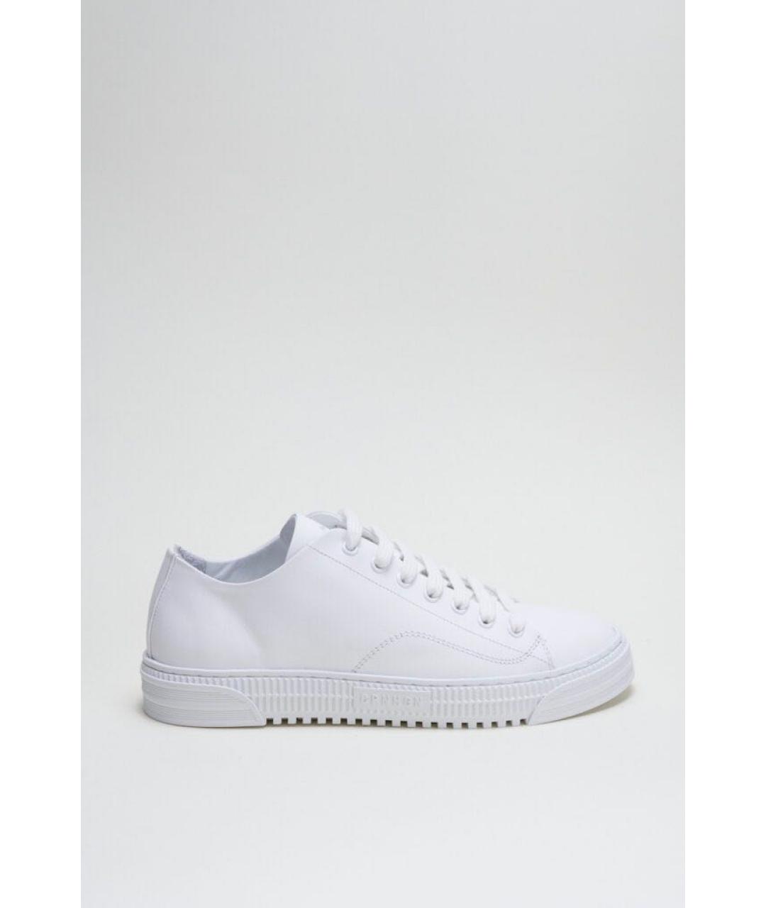 COPENHAGEN Белые кожаные кеды, фото 8