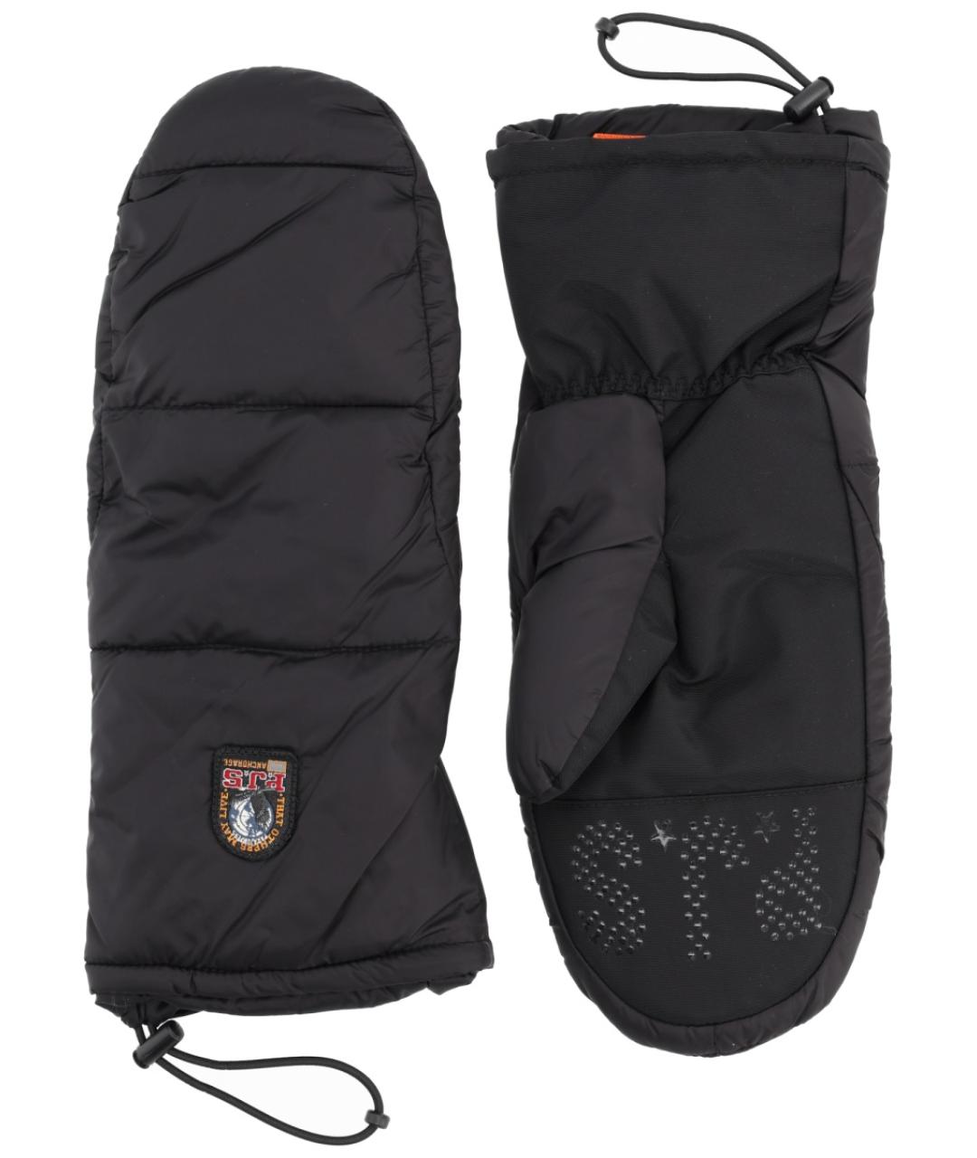 PARAJUMPERS Черные варежки, фото 1