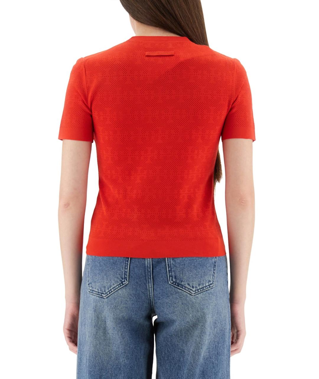 TORY BURCH Красный вискозный джемпер / свитер, фото 3