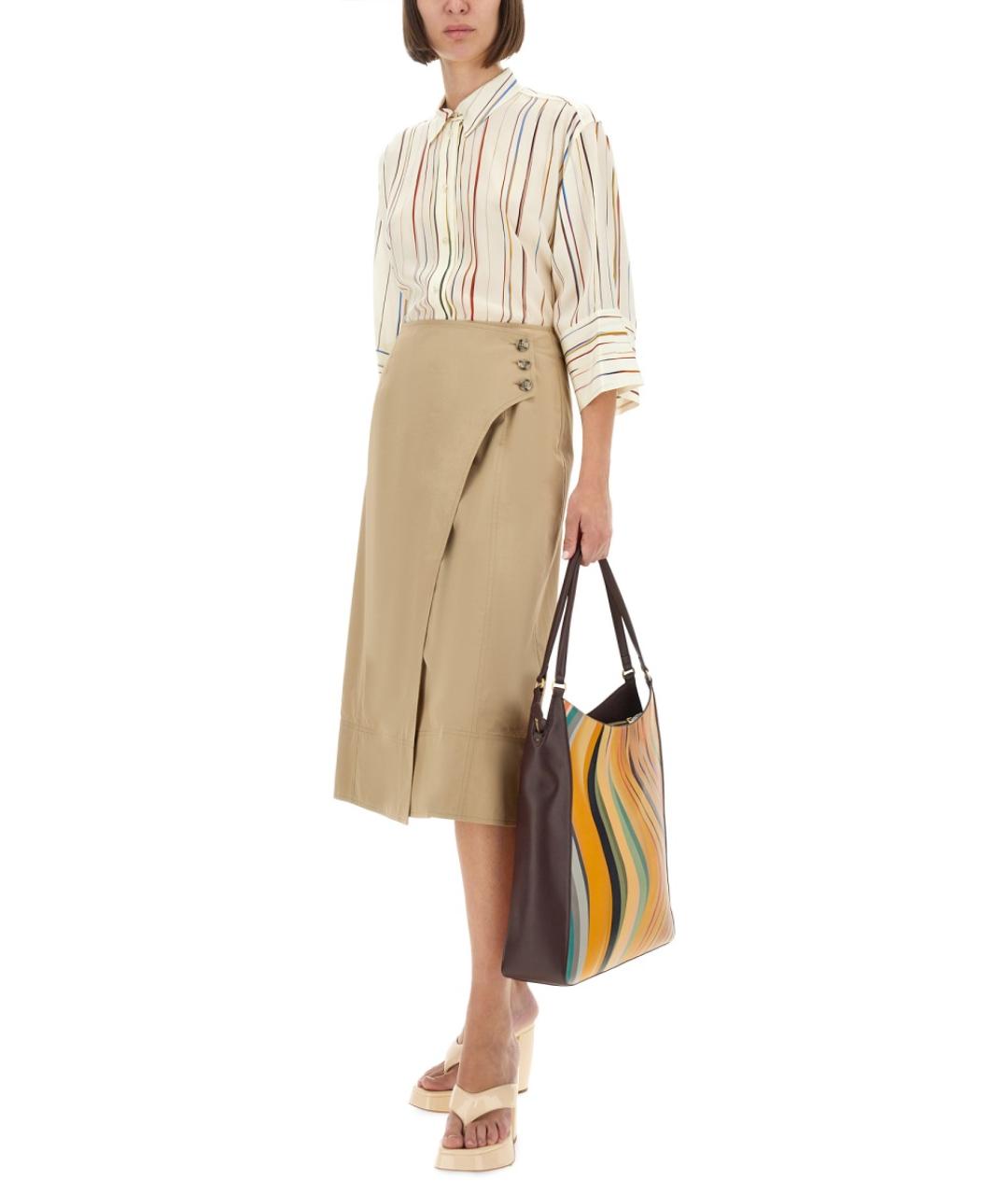 PAUL SMITH Мульти шелковая рубашка, фото 3