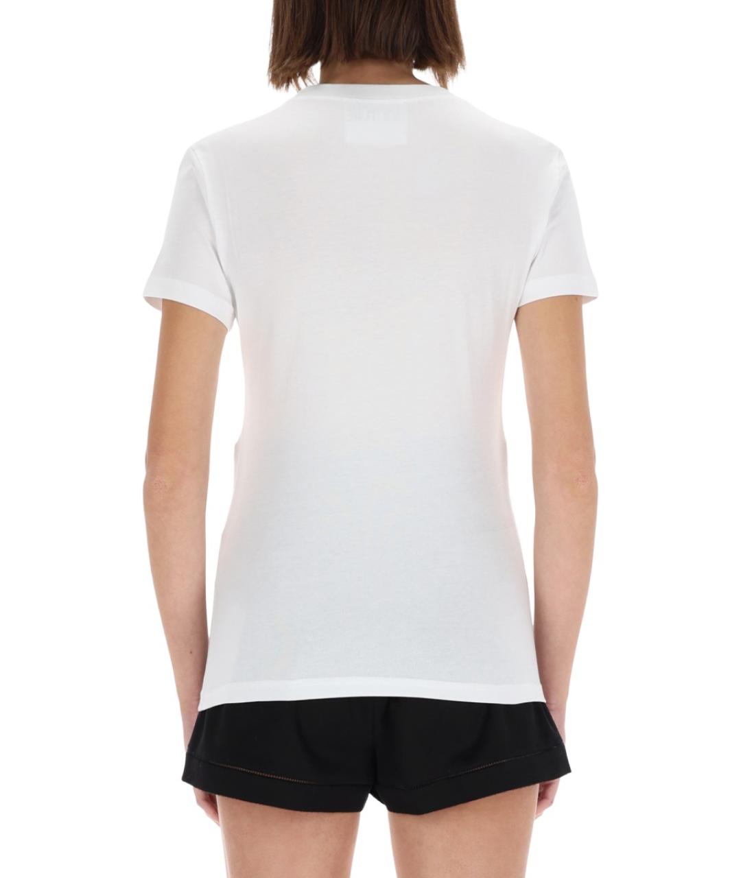 VERSACE JEANS COUTURE Белая хлопковая футболка, фото 3