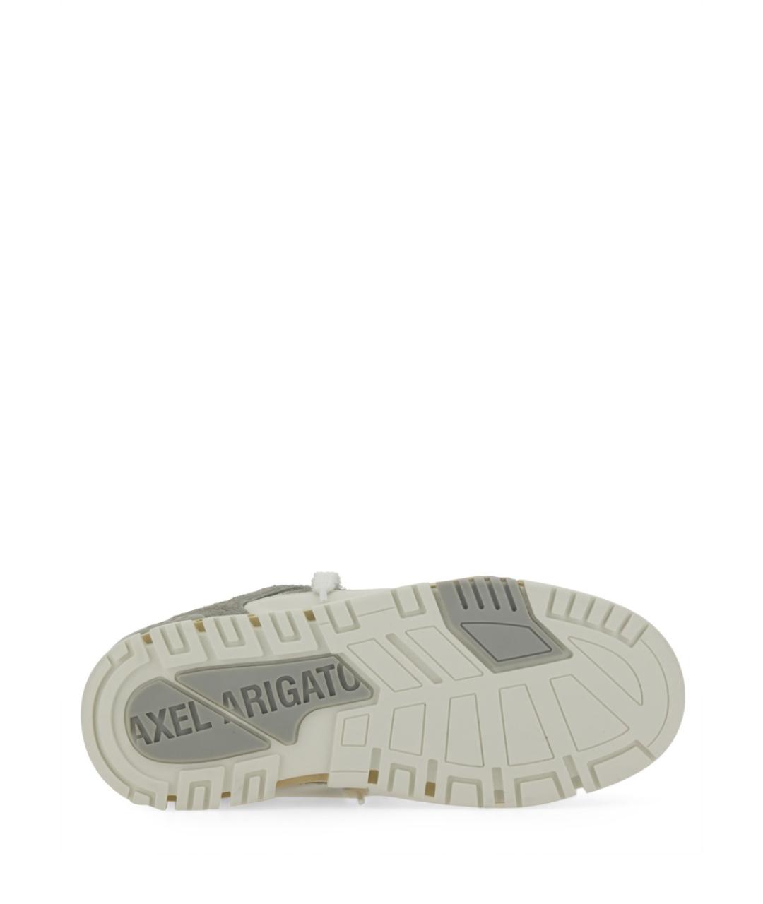 AXEL ARIGATO Серые кожаные низкие кроссовки / кеды, фото 5