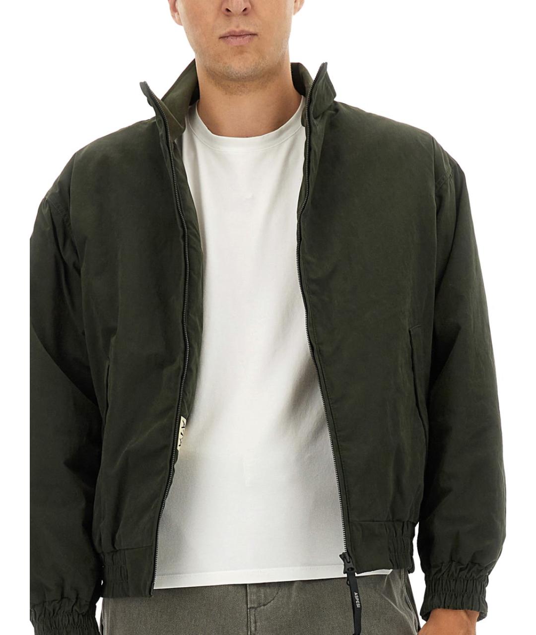 ASPESI Зеленая хлопковая куртка, фото 4