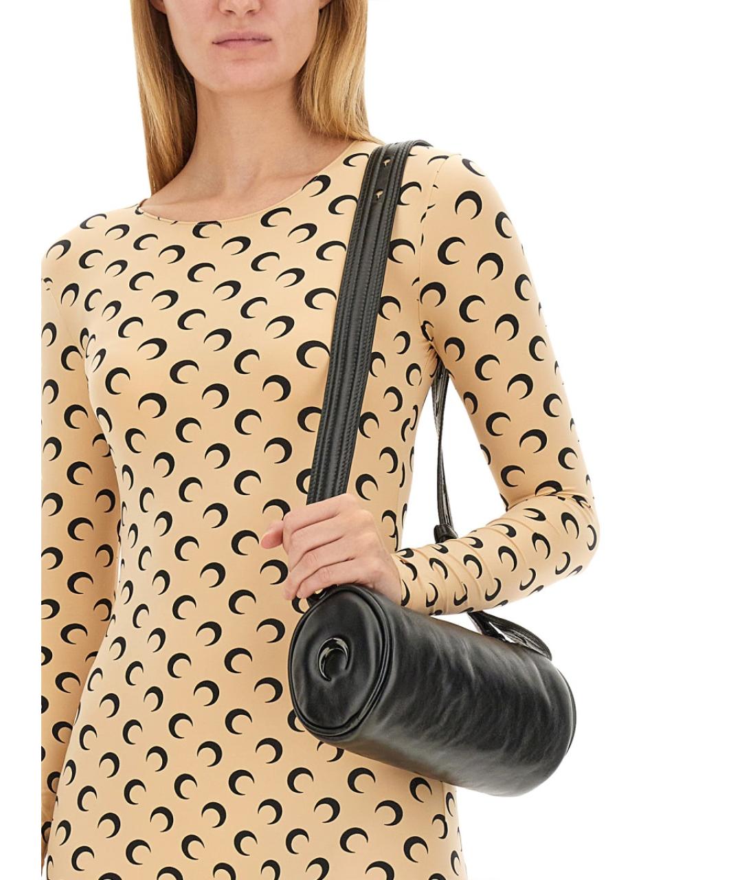 MARINE SERRE Бежевый полиамидовый комбинезон, фото 7