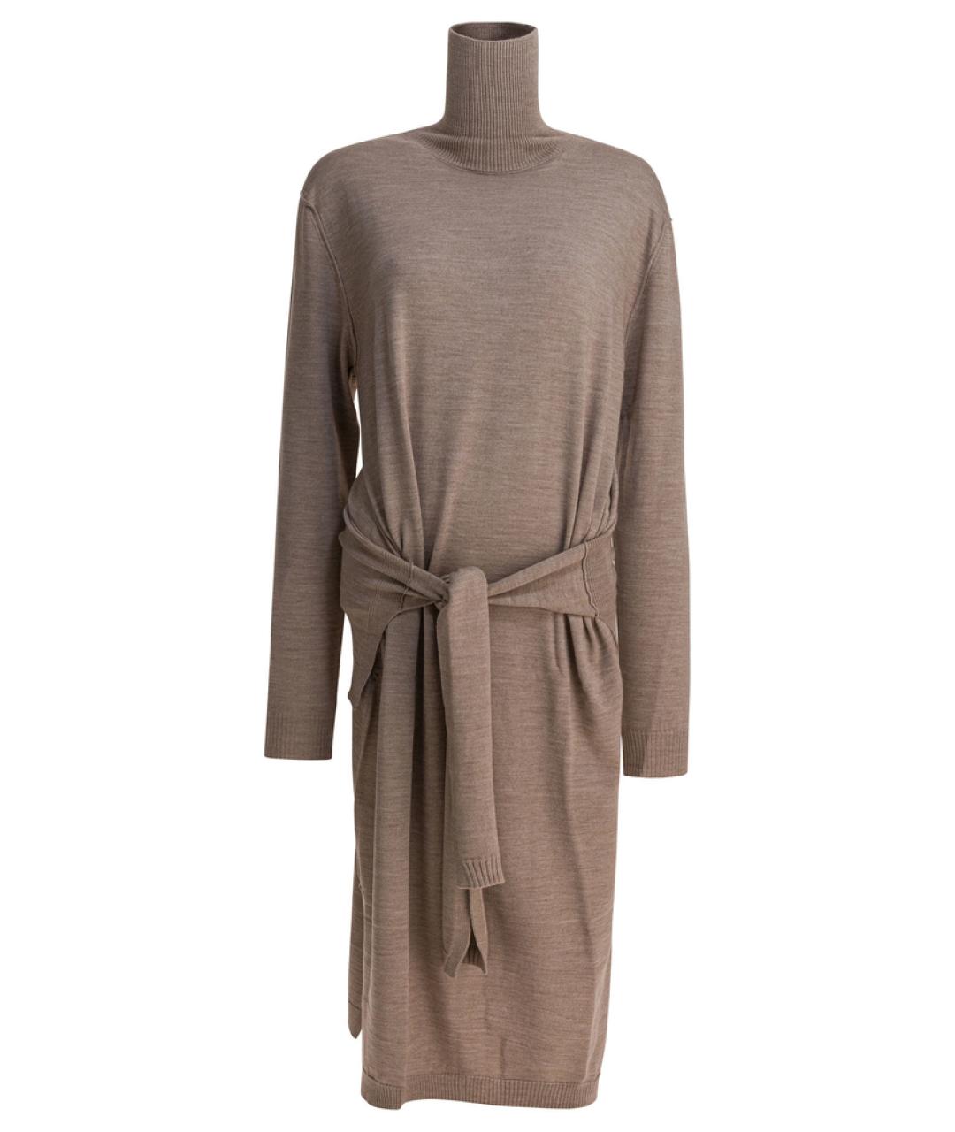 LEMAIRE Белое шерстяное повседневное платье, фото 1