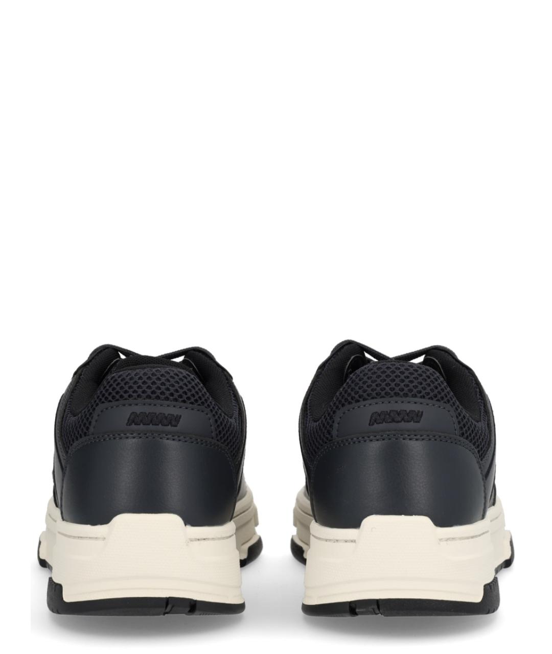 HUGO Синие синтетические низкие кроссовки / кеды, фото 4