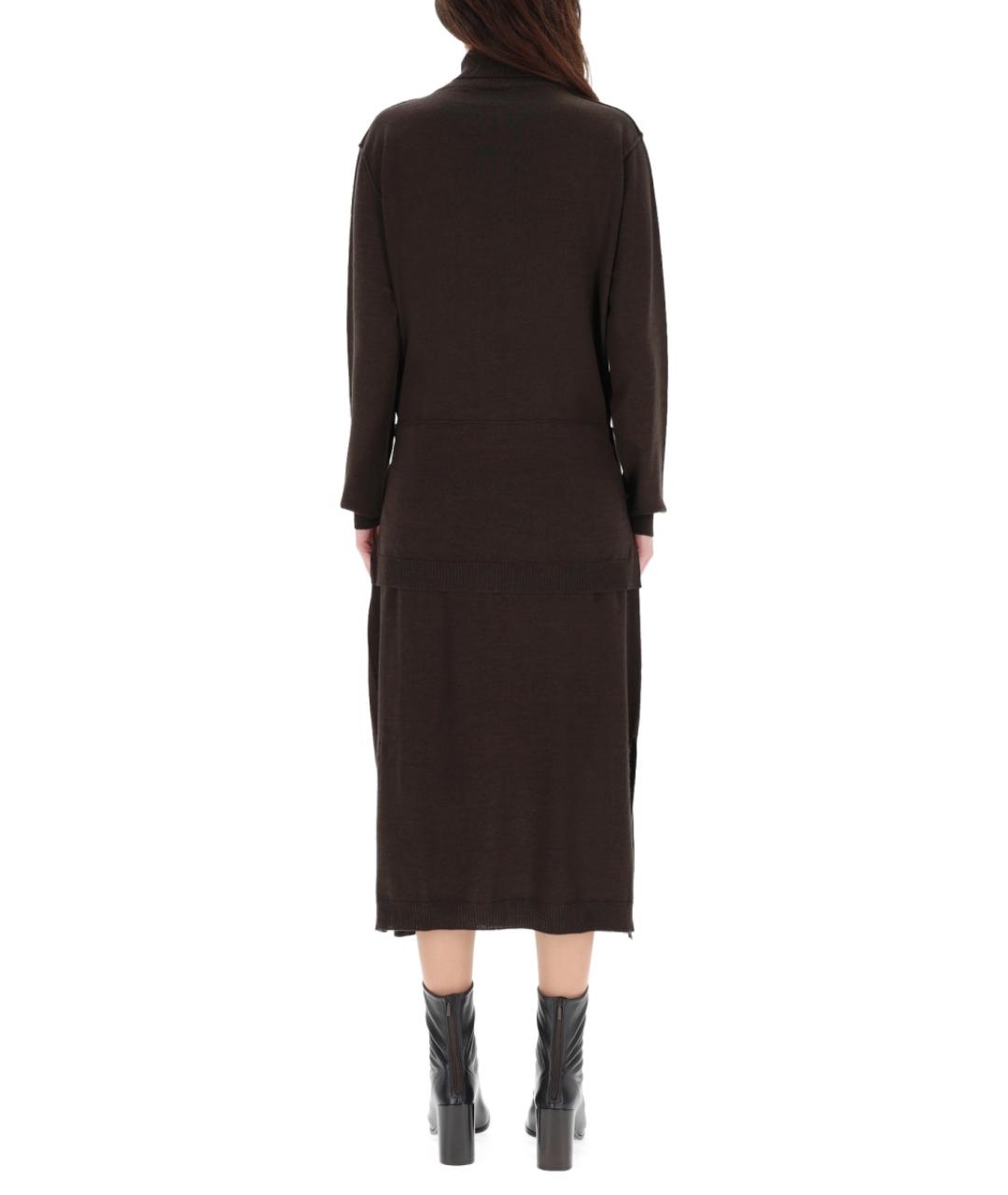 LEMAIRE Коричневое повседневное платье, фото 3