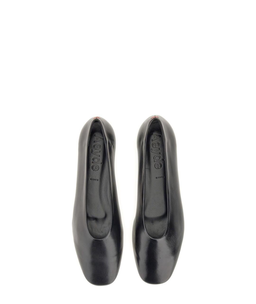AEYDE Черные кожаные балетки, фото 2