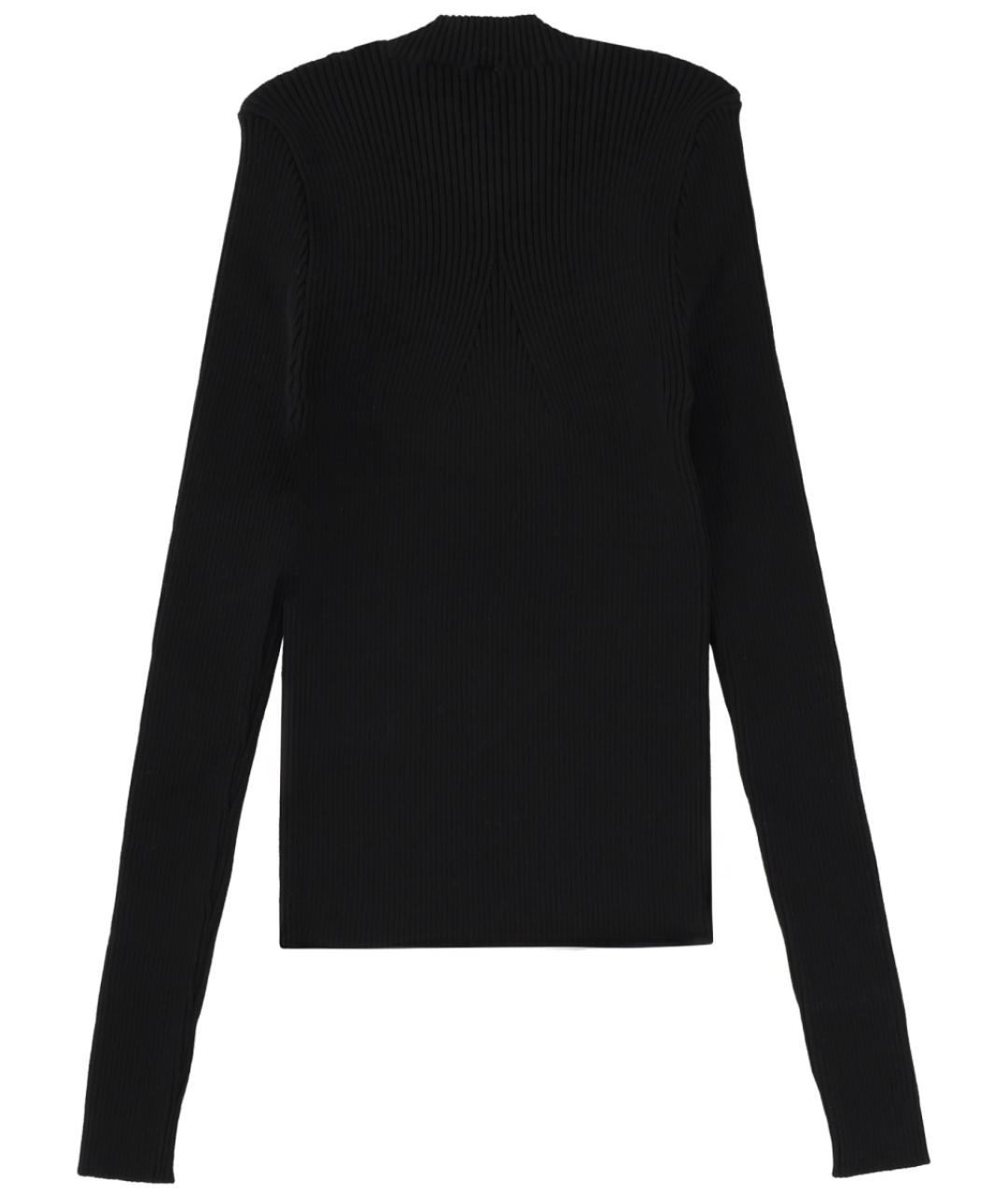 MSGM Черный вискозный джемпер / свитер, фото 2