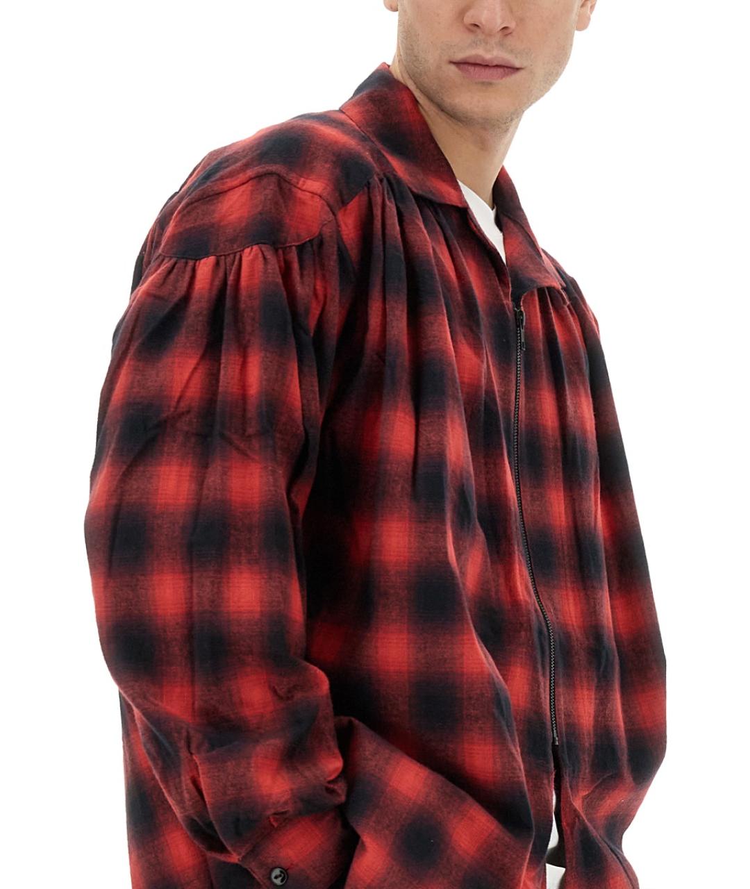 AïE Красная хлопковая кэжуал рубашка, фото 4