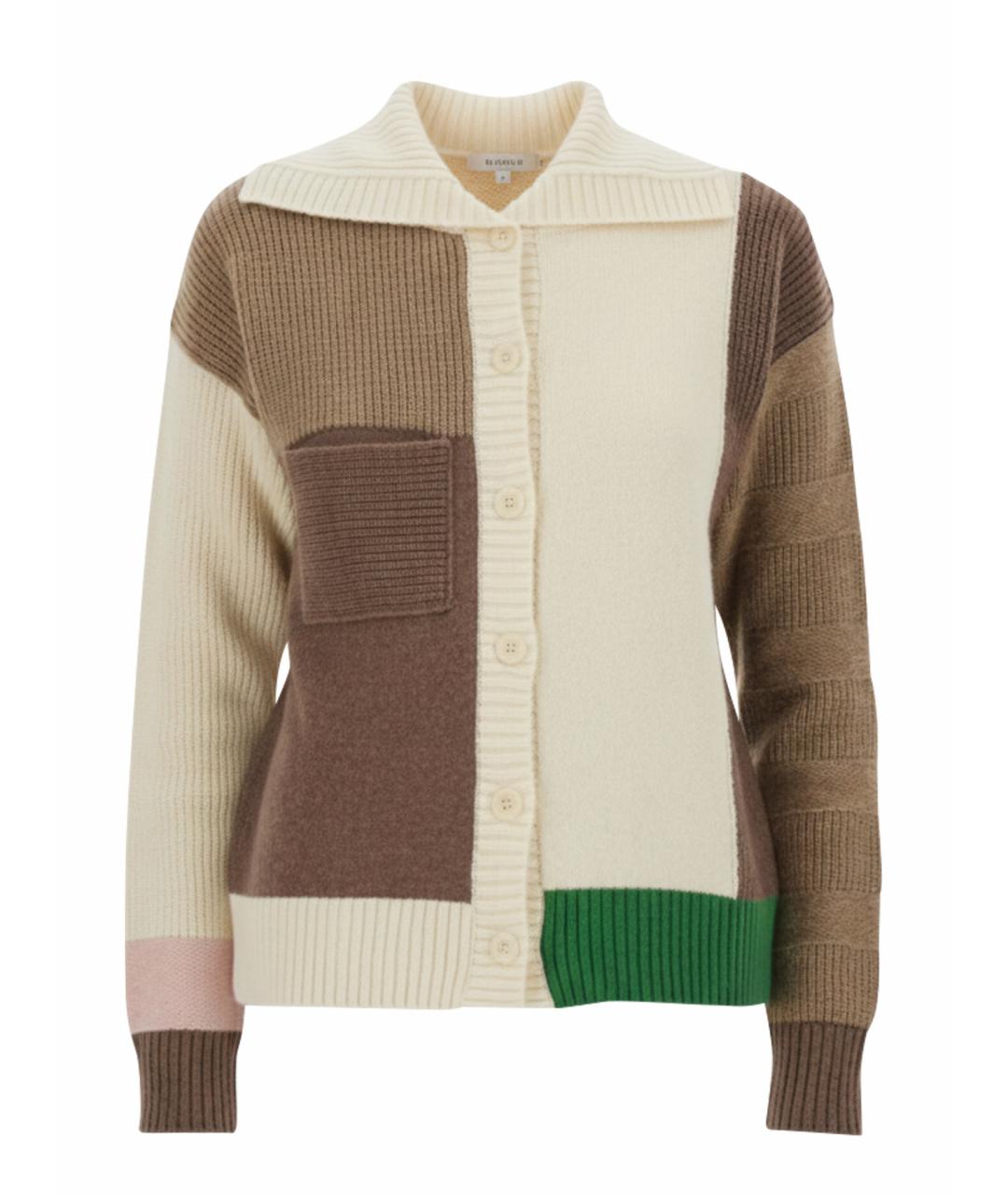 PAUL SMITH Бежевый шерстяной кардиган, фото 1