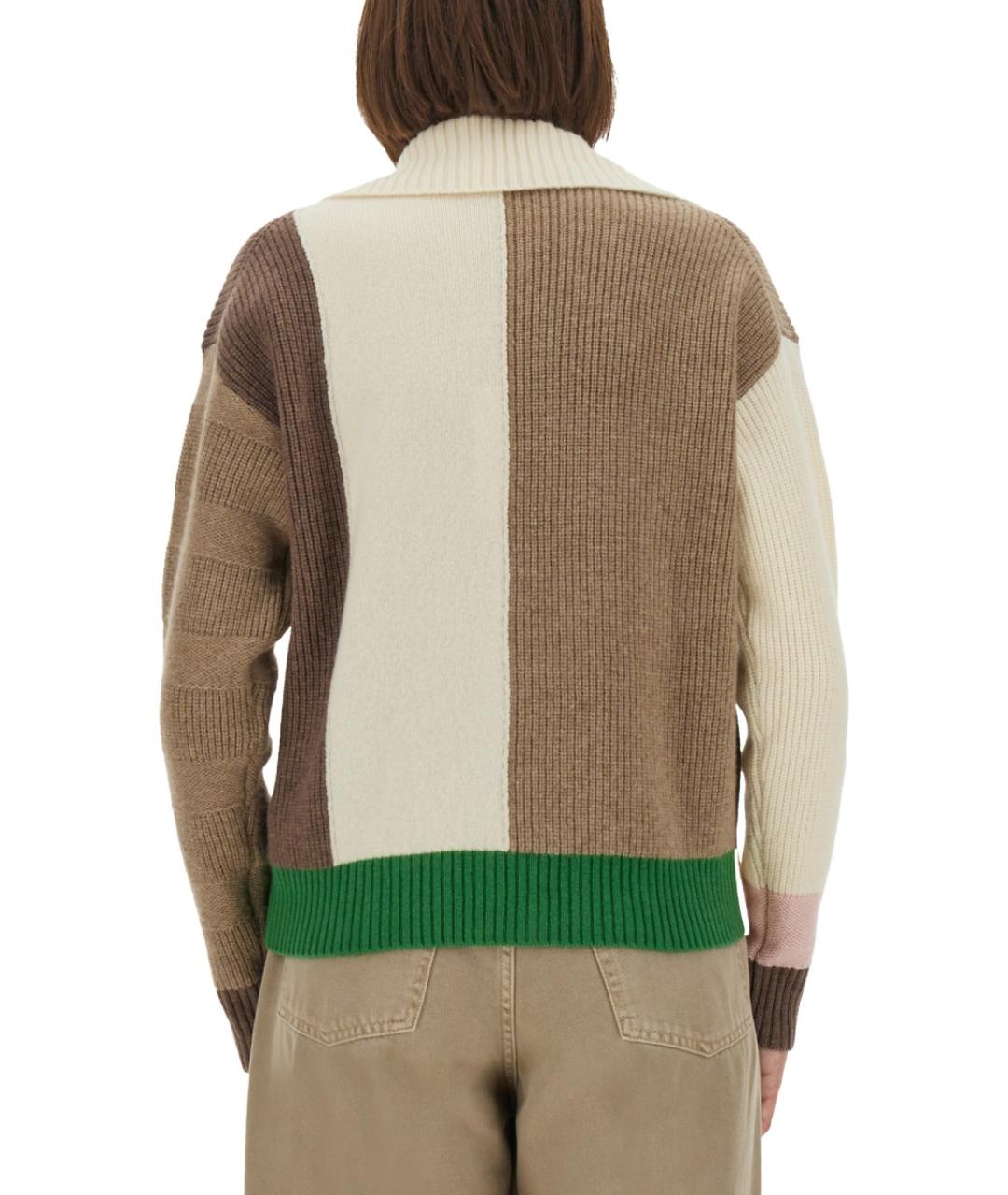 PAUL SMITH Бежевый шерстяной кардиган, фото 3