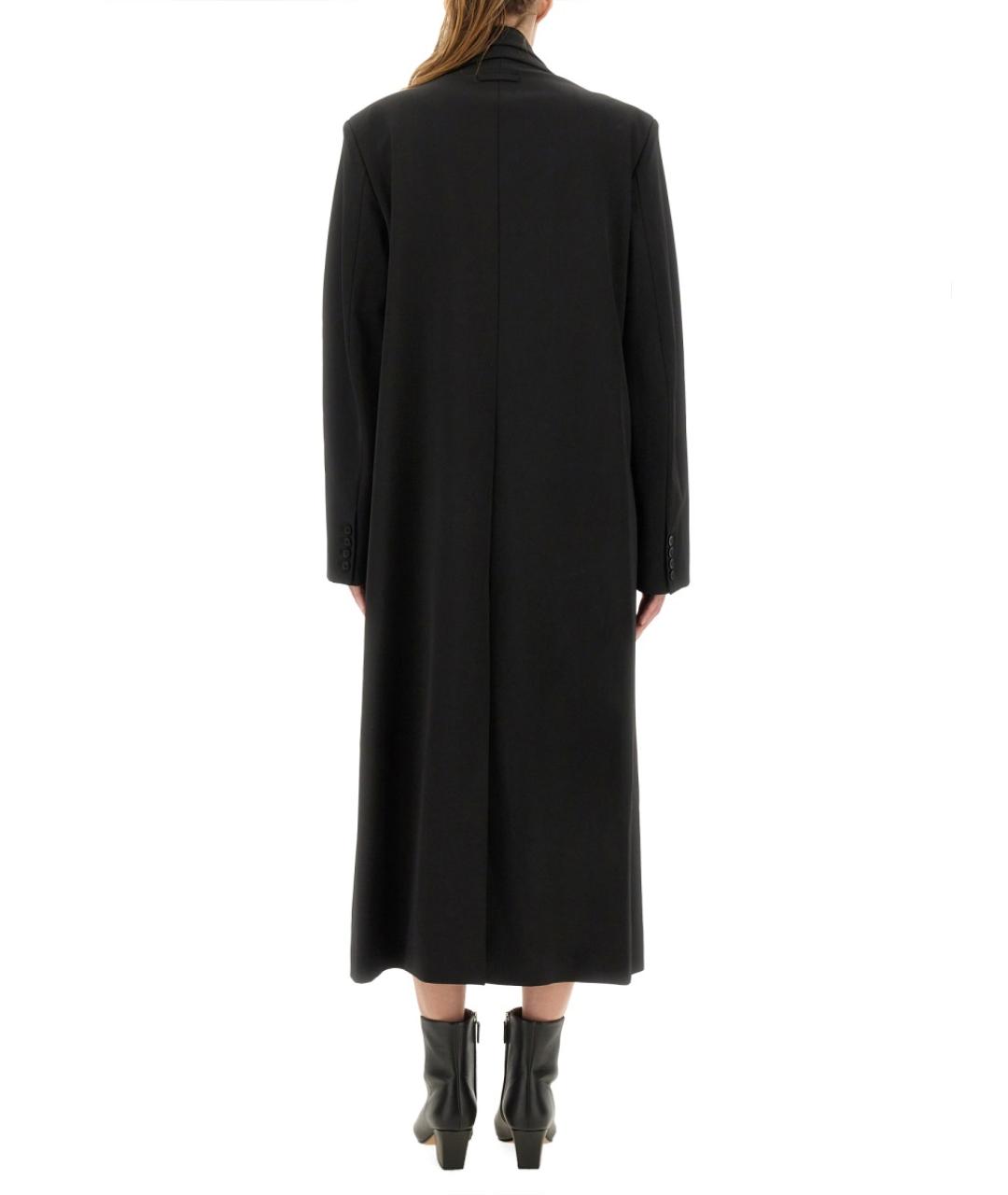 JEAN PAUL GAULTIER Черное полиамидовое пальто, фото 8