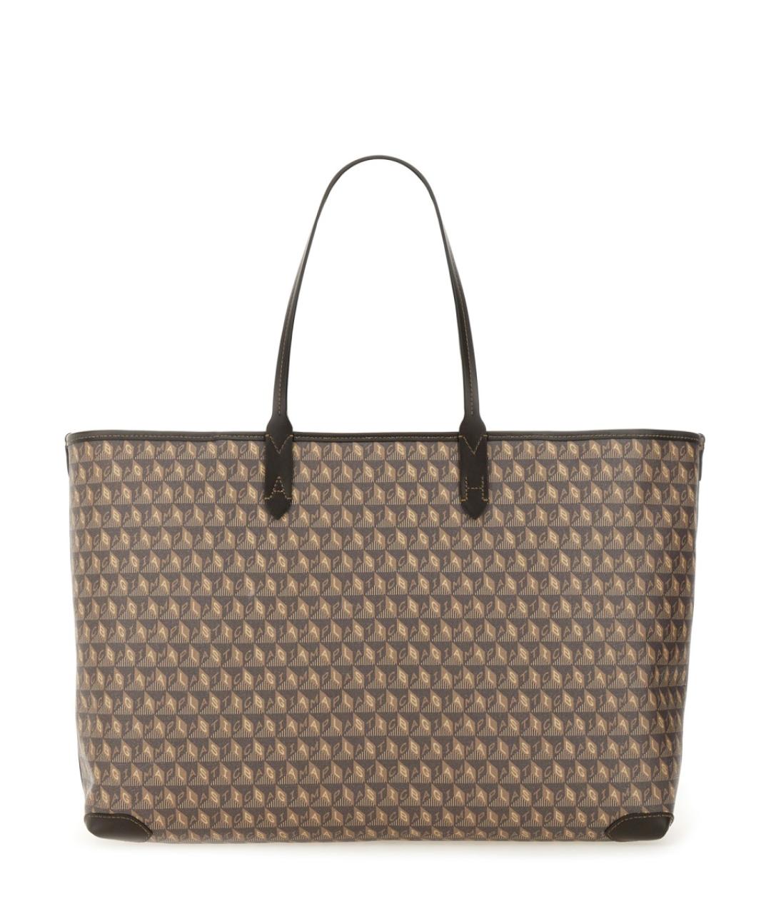 ANYA HINDMARCH Коричневая сумка тоут, фото 2