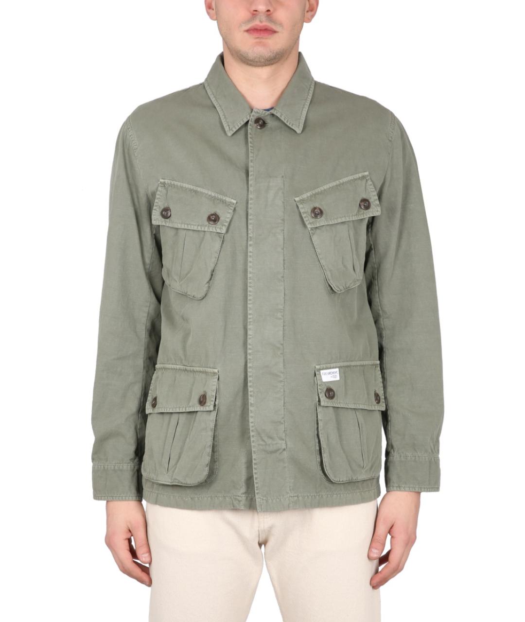 FAY Хаки хлопковая куртка, фото 5