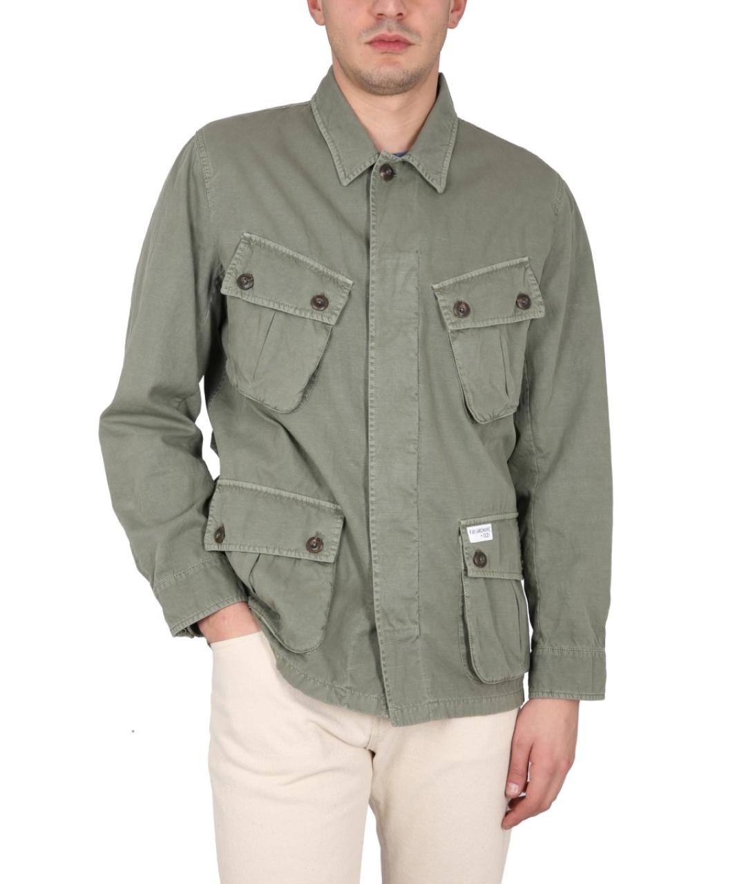 FAY Хаки хлопковая куртка, фото 4