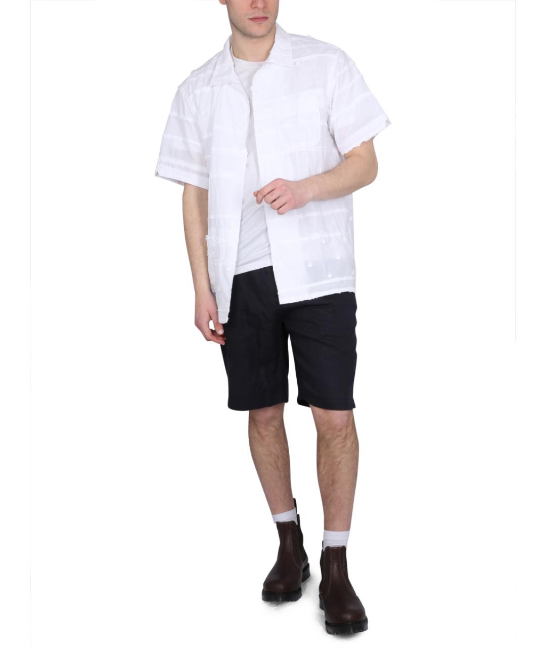 ENGINEERED GARMENTS Белая хлопковая кэжуал рубашка, фото 2